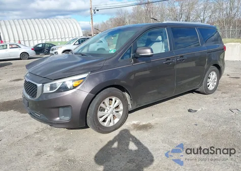 2016 Kia Sedona Lx from USA, damaged, VIN KNDMB5C19G6189753